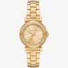 Reloj Mini Maren Pavé Dorado