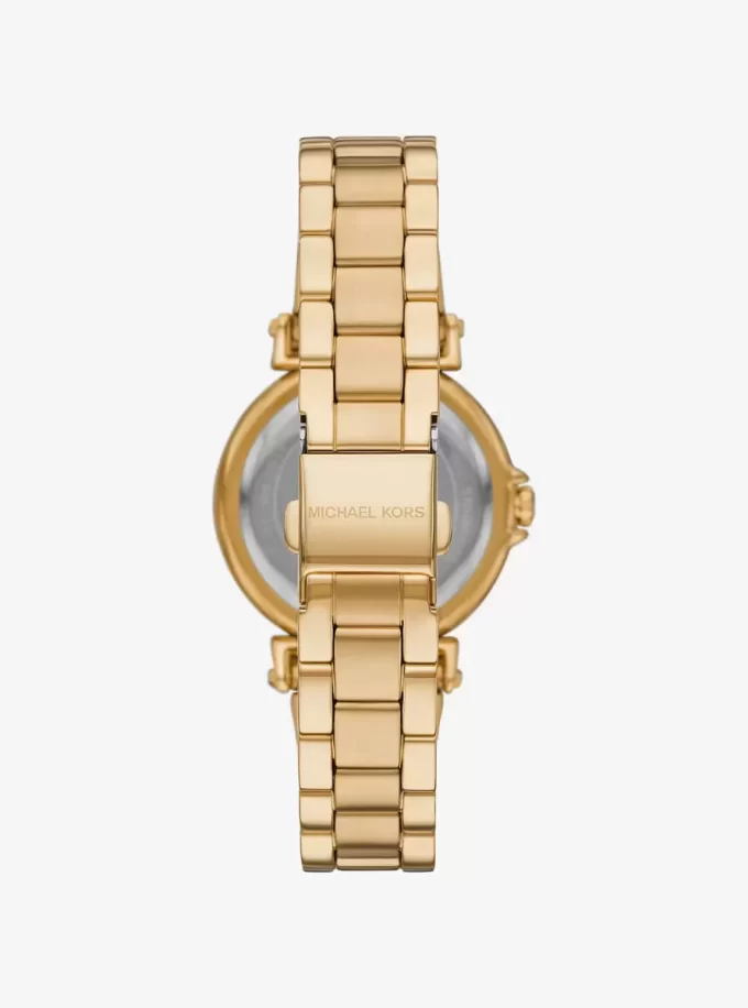 Reloj Mini Maren Pavé Dorado
