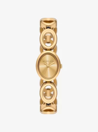 Reloj Mini Maude de eslabones dorados