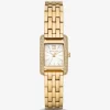 Reloj mini Monroe con pavé dorado Reloj mini Monroe con pavé dorado