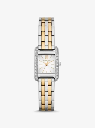 Reloj Mini Monroe Pavé de dos tonos