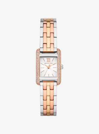 Reloj Mini Monroe Pavé de tres tonos