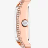 Reloj Mini Monroe Pavé de tres tonos Reloj Mini Monroe Pavé de tres tonos