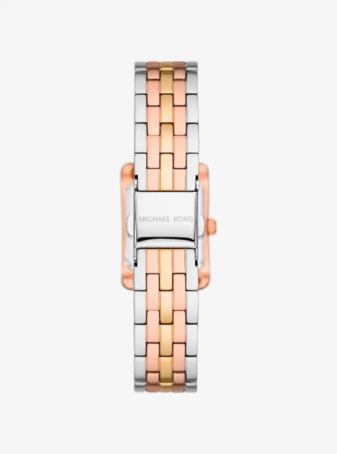 Reloj Mini Monroe Pavé de tres tonos Reloj Mini Monroe Pavé de tres tonos