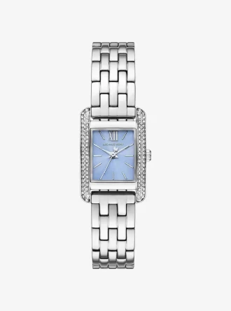 Reloj Mini Monroe Pavé plateado