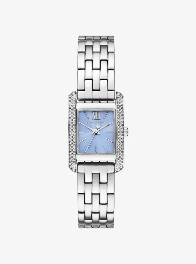 Reloj Mini Monroe Pavé plateado Reloj Mini Monroe Pavé plateado