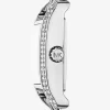 Reloj Mini Monroe Pavé plateado Reloj Mini Monroe Pavé plateado