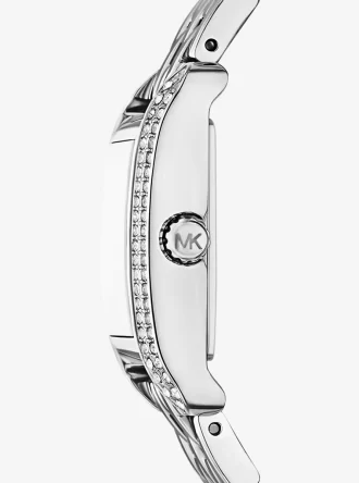 Reloj Mini Monroe Pavé plateado