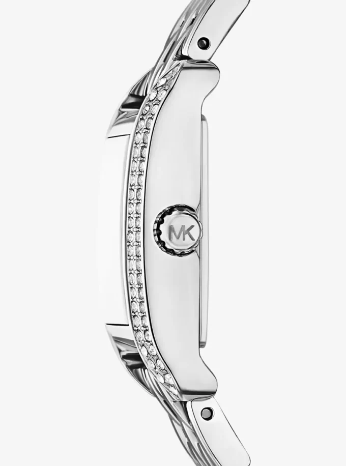 Reloj Mini Monroe Pavé plateado Reloj Mini Monroe Pavé plateado