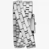 Reloj Mini Monroe plateado de doble envoltura Reloj Mini Monroe plateado de doble envoltura