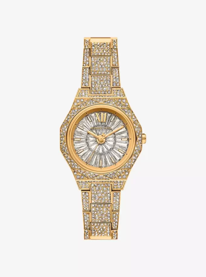 Reloj Mini Raquel Pavé Dorado Reloj Mini Raquel Pavé Dorado