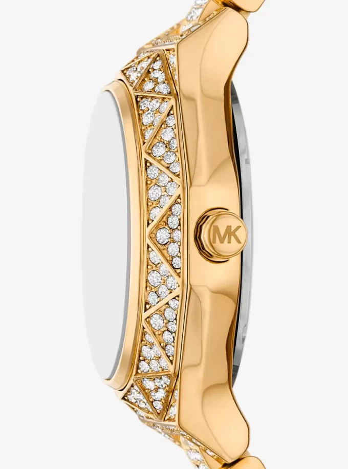 Reloj Mini Raquel Pavé Dorado Reloj Mini Raquel Pavé Dorado