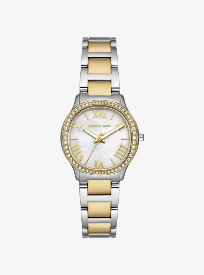 Reloj Mini Sage Pavé de dos tonos Reloj Mini Sage Pavé de dos tonos