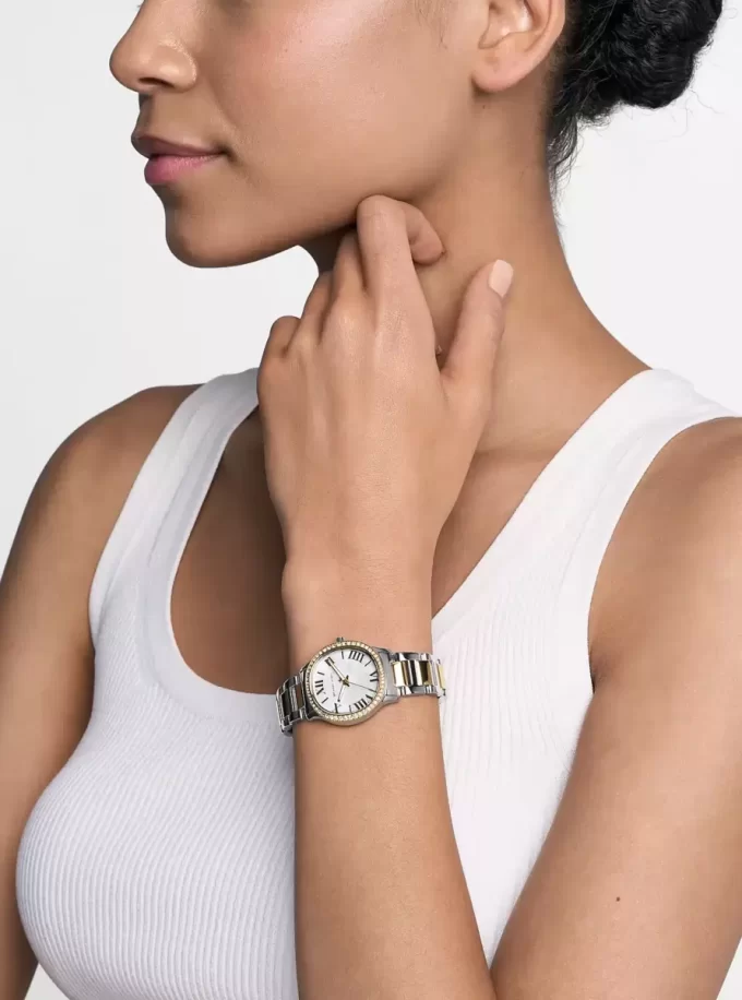 Reloj Mini Sage Pavé de dos tonos Reloj Mini Sage Pavé de dos tonos