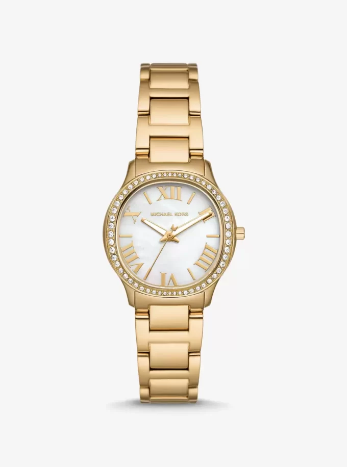Reloj Mini Sage Pavé en tono dorado Reloj Mini Sage Pavé en tono dorado