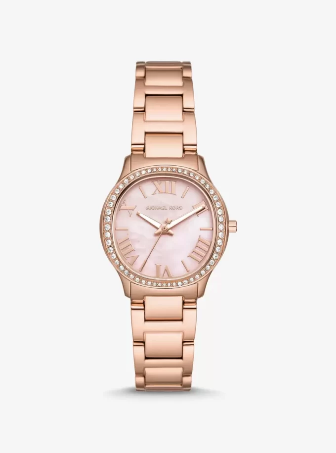 Reloj Mini Sage Pavé en tono oro rosa Reloj Mini Sage Pavé en tono oro rosa