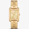 Reloj Monroe en tono dorado