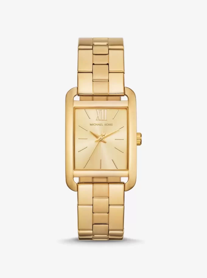 Reloj Monroe en tono dorado