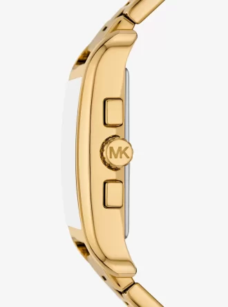 Reloj Monroe en tono dorado