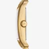 Reloj Monroe en tono dorado