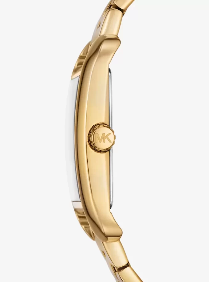 Reloj Monroe en tono dorado