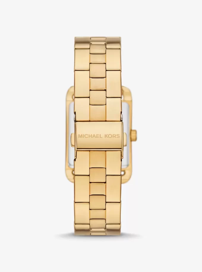 Reloj Monroe en tono dorado