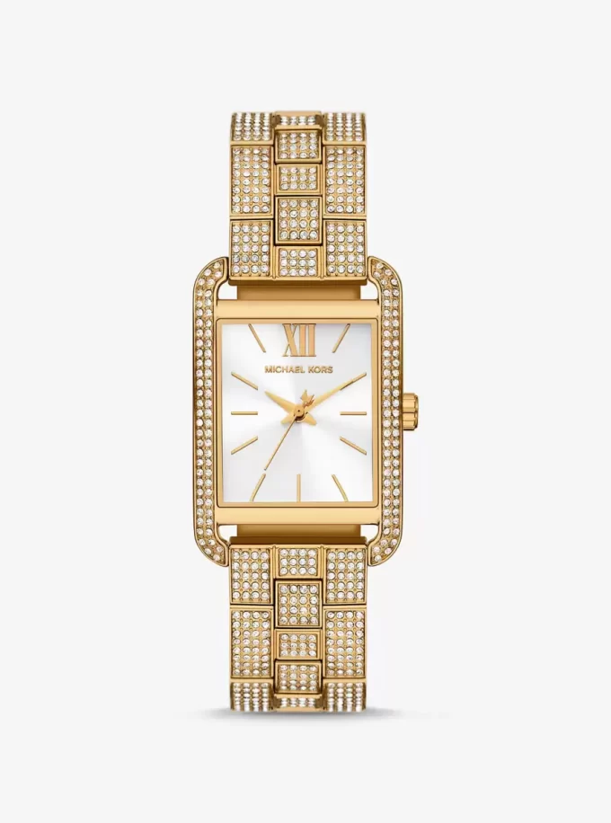 Reloj Monroe Pavé en tono dorado Reloj Monroe Pavé en tono dorado