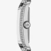 Reloj Monroe Pavé plateado Reloj Monroe Pavé plateado
