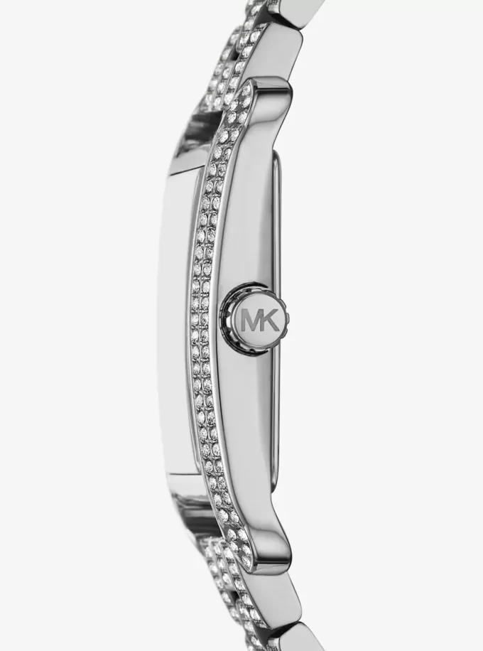 Reloj Monroe Pavé plateado Reloj Monroe Pavé plateado