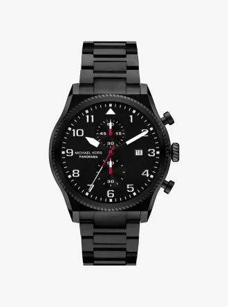 Reloj panorámico de gran tamaño en tono negro