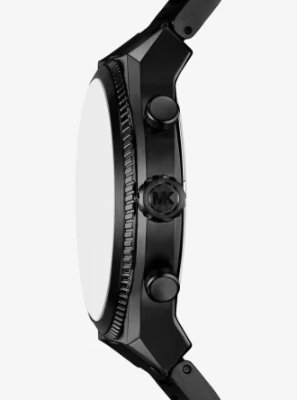 Reloj panorámico de gran tamaño en tono negro