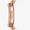 Reloj Parker Pavé en tono oro rosa y acetato Reloj Parker Pavé en tono oro rosa y acetato
