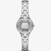 Reloj pequeño Aspyn Pavé plateado Reloj pequeño Aspyn Pavé plateado