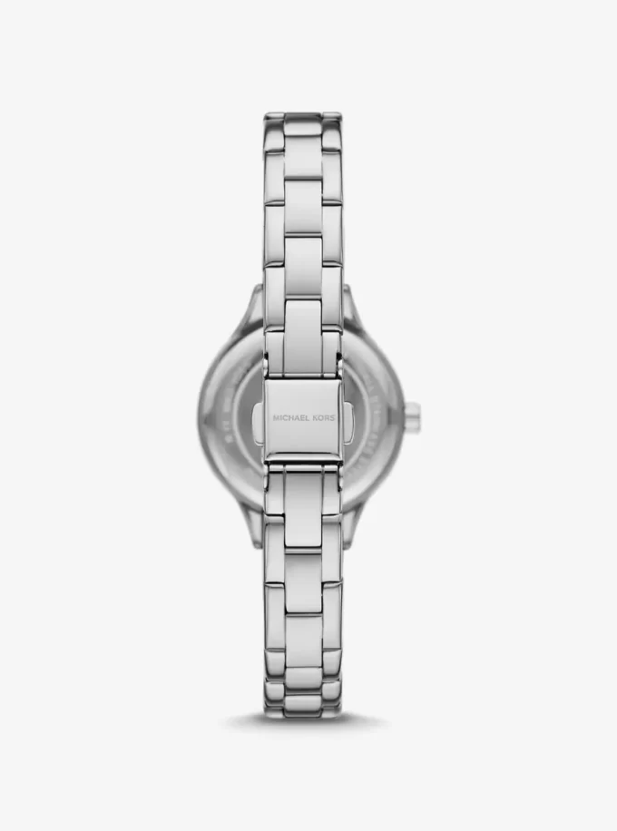 Reloj pequeño Aspyn Pavé plateado Reloj pequeño Aspyn Pavé plateado