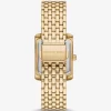 Reloj pequeño Emery con pavé en tono dorado Reloj pequeño Emery con pavé en tono dorado