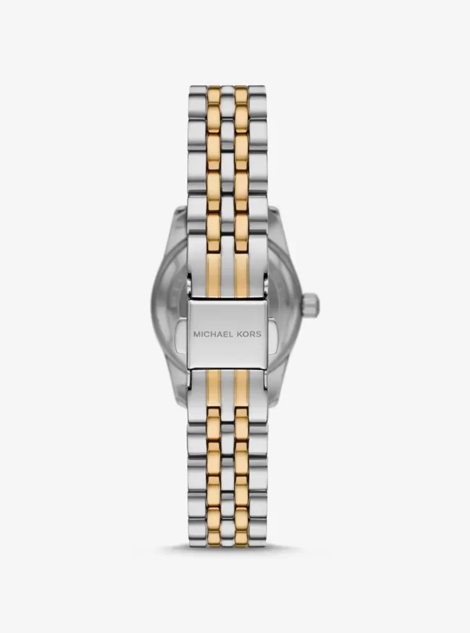 Reloj pequeño Lexington Pavé de dos tonos Reloj pequeño Lexington Pavé de dos tonos