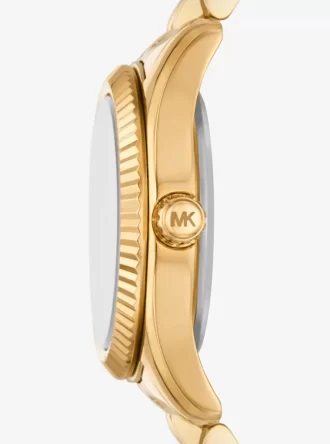 Reloj pequeño Lexington Pavé en tono dorado