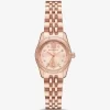 Reloj pequeño Lexington Pavé en tono oro rosa Reloj pequeño Lexington Pavé en tono oro rosa