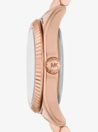 Reloj pequeño Lexington Pavé en tono oro rosa