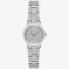 Reloj Petite Billie en tono plateado esmerilado