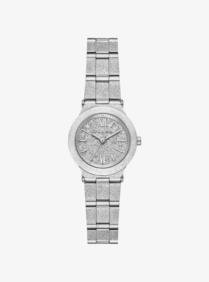 Reloj Petite Billie en tono plateado esmerilado