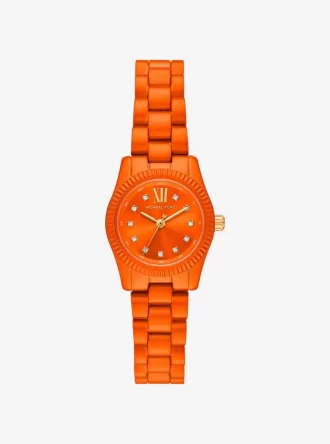 Reloj Petite Lexington en tono naranja de edición limitada