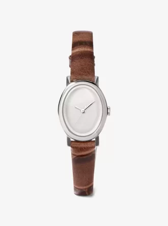Reloj Petite Maude de edición limitada en tono plateado y piel con relieve de cocodrilo Reloj Petite Maude de edición limitada en tono plateado y piel con relieve de cocodrilo
