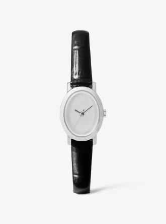 Reloj Petite Maude de edición limitada en tono plateado y piel con relieve de cocodrilo Reloj Petite Maude de edición limitada en tono plateado y piel con relieve de cocodrilo