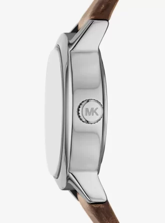 Reloj Petite Maude de edición limitada en tono plateado y piel con relieve de cocodrilo Reloj Petite Maude de edición limitada en tono plateado y piel con relieve de cocodrilo