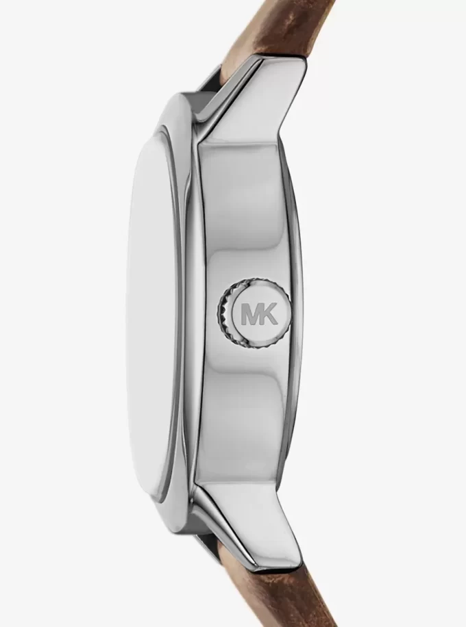 Reloj Petite Maude de edición limitada en tono plateado y piel con relieve de cocodrilo Reloj Petite Maude de edición limitada en tono plateado y piel con relieve de cocodrilo