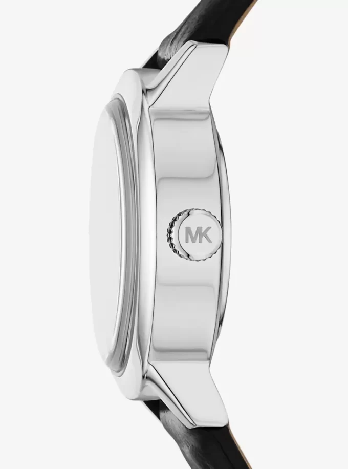 Reloj Petite Maude de edición limitada en tono plateado y piel con relieve de cocodrilo Reloj Petite Maude de edición limitada en tono plateado y piel con relieve de cocodrilo