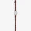 Reloj Petite Maude de edición limitada en tono plateado y piel con relieve de cocodrilo Reloj Petite Maude de edición limitada en tono plateado y piel con relieve de cocodrilo