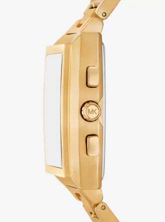 Reloj Rhys de gran tamaño en tono dorado