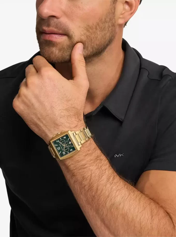 Reloj Rhys de gran tamaño en tono dorado Reloj Rhys de gran tamaño en tono dorado